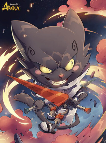 Ush avec épée orange et marron [Krosmaster]