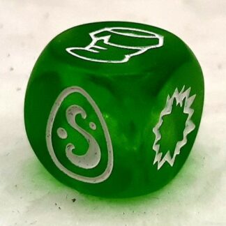 Dé transparent vert [Dé spécial Krosmaster]
