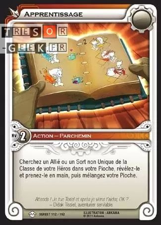Apprentissage [Ogrest 112/160]