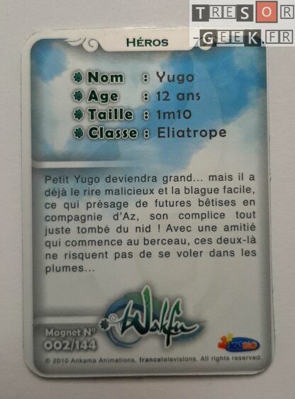 Magnet Wakfu #2: Yugo (épisode 1) - personnalisable avec un sticker métal