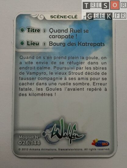 Magnet Wakfu #26: Quand Ruel se carapate! (épisode 6)