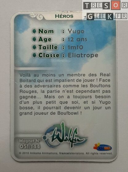 Magnet Wakfu #51: Yugo (épisodes 10/11/12)