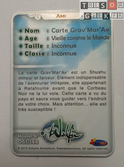 Magnet Wakfu #61: Carte Grav'Mar'Av (épisode 13)