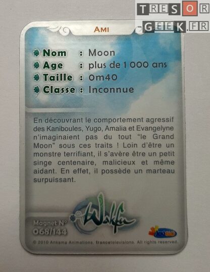 Magnet Wakfu #68: Moon (épisode 14) - personnalisable avec un sticker métal