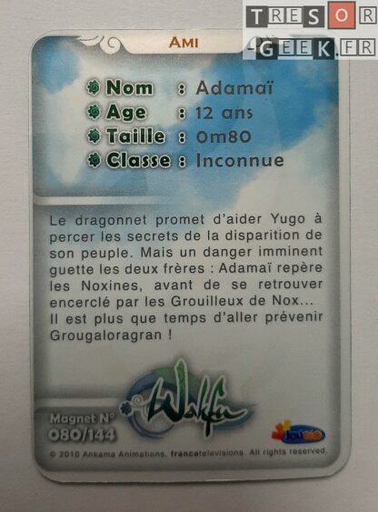 Magnet Wakfu #80: Adamaï (épisode 16)