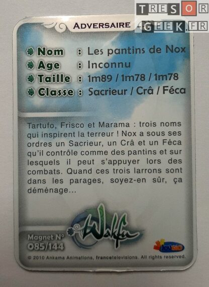 Magnet Wakfu #85: Les pantins de Nox (épisode 17)