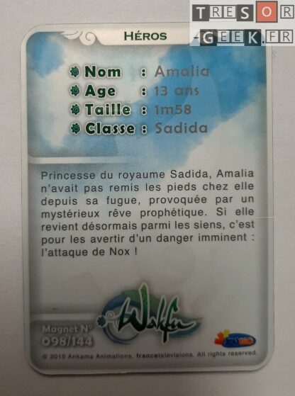 Magnet Wakfu #98: Amalia (épisode 19)