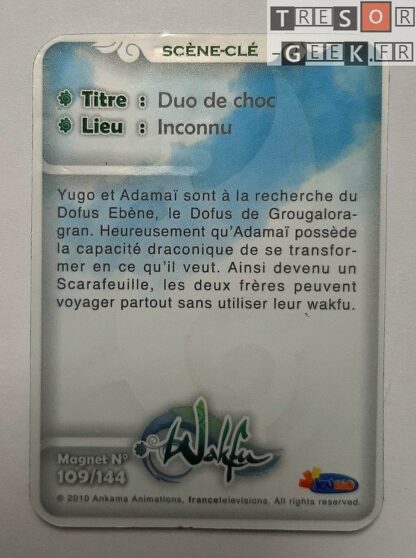 Magnet Wakfu #109: Duo de choc (épisode 21)