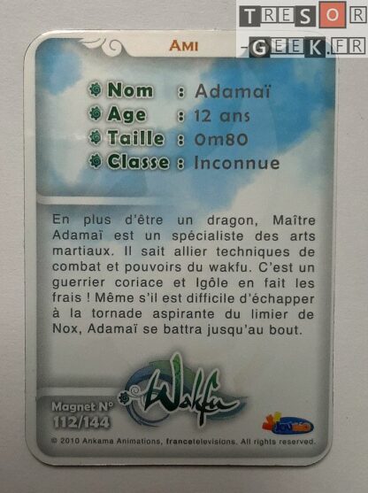 Magnet Wakfu #112: Adamaï (épisode 21)