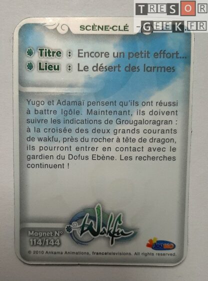 Magnet Wakfu #114: Encore un petit effort? (épisode 21)