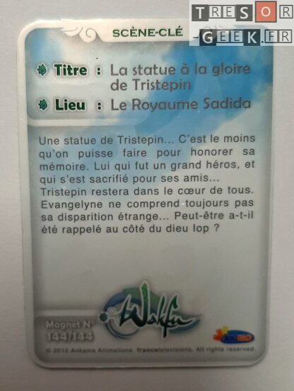 Magnet Wakfu #144: La statue à la gloire de Tristepin (épisode 26)