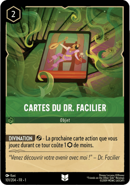 Carte du Dr. Facilier 101/204 - Lorcana S1 FR
