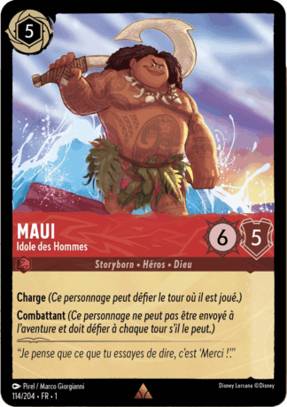 Maui - Idole des hommes 114/204 - Lorcana S1 FR
