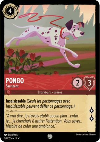 Pongo - Sacripant 120/204 - Lorcana S1 FR