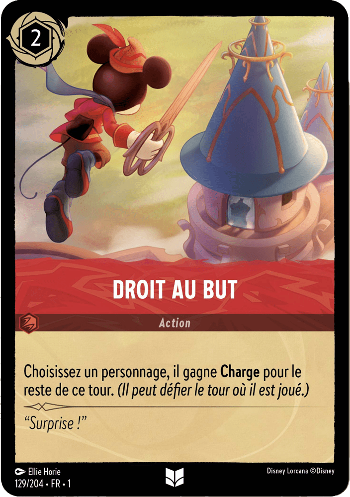 Droit au but 129/204 - Lorcana S1 FR