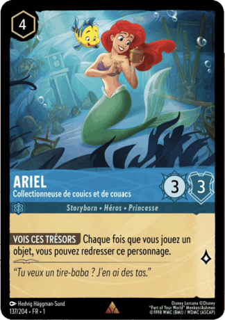 Ariel - Collectionneuse de couics et de couacs 137/204 - Lorcana S1 FR