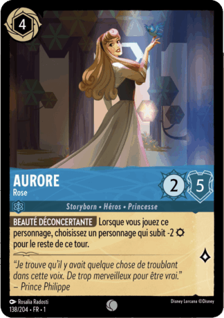 Aurore - Rose 138/204 - Lorcana S1 FR