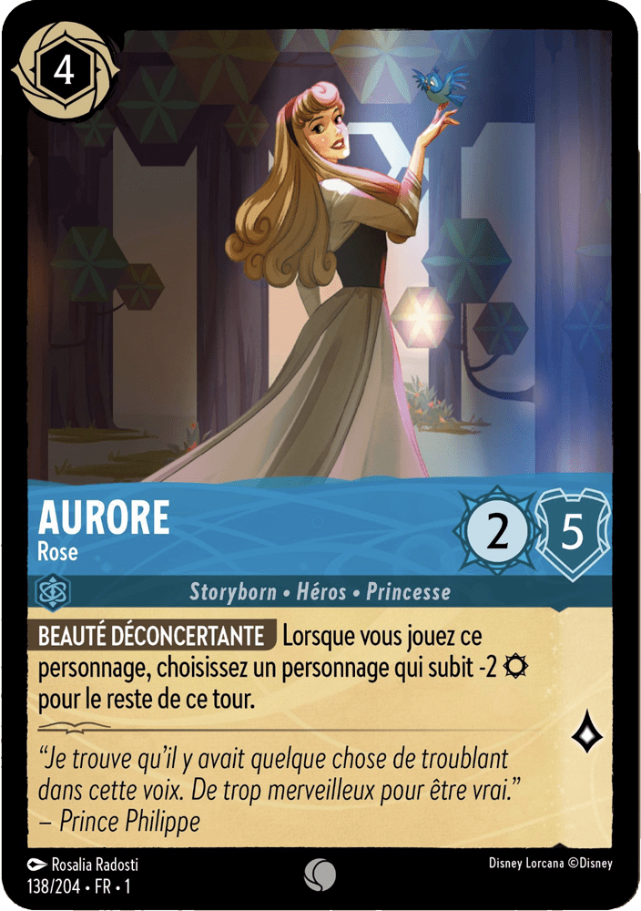 Aurore - Rose 138/204 - Lorcana S1 FR