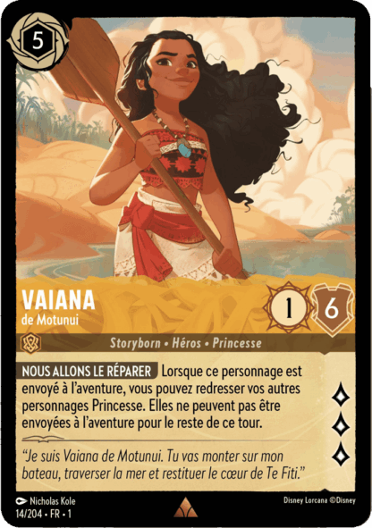 Vaiana - De Motunui 14/204 - Lorcana S1 FR
