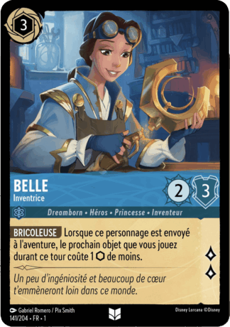 Belle - Inventrice 141/204 - Lorcana S1 FR