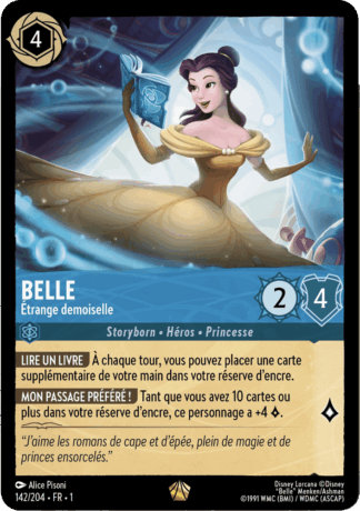 Belle - Étrange demoiselle 141/204 - Lorcana S1 FR