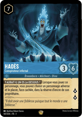 Hadès - Conspirateur infernal 147/204 - Lorcana S1 FR