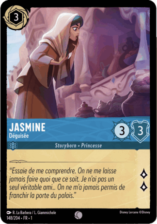 Jasmine - Déguisée 148/204 - Lorcana S1 FR