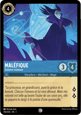 Maléfique - Sinistre visiteuse 150/204 - Lorcana S1 FR