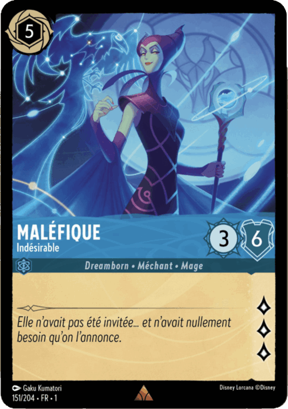 Maléfique - Indésirable 151/204 - Lorcana S1 FR