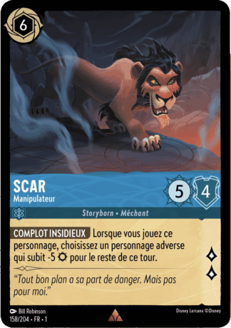 Scar - Manipulateur 158/204 - Lorcana S1 FR