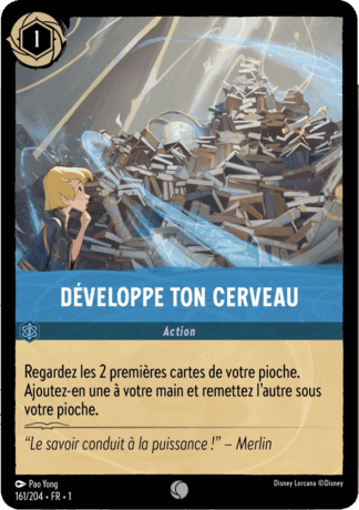 Développe ton cerveau 161/204 - Lorcana S1 FR