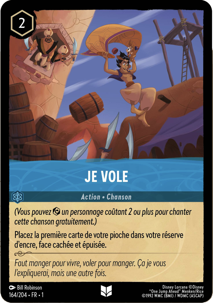 Je vole 164/204 - Lorcana S1 FR