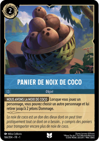 Panier de noix de coco 166/204 - Lorcana S1 FR