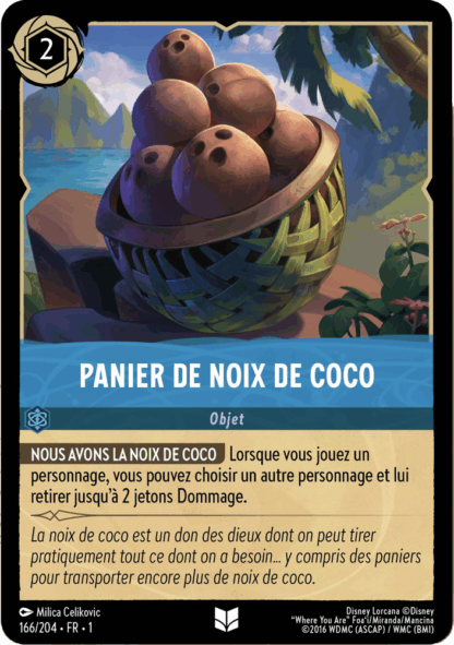 Panier de noix de coco 166/204 - Lorcana S1 FR