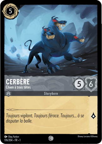 Cerbère - Chien à trois têtes 176/204 - Lorcana S1 FR