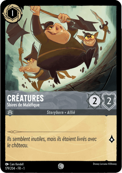 Créatures - Sbires de Maléfique 179/204 - Lorcana S1 FR