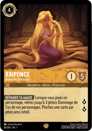Raiponce - Guérit des blessures 18/204 - Lorcana S1 FR