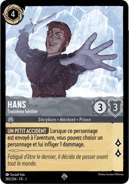 Hans - Treizième héritier 180/204 - Lorcana S1 FR