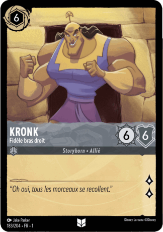 Kronk - Fidèle bras droit 183/204 - Lorcana S1 FR