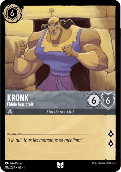Kronk - Fidèle bras droit 183/204 - Lorcana S1 FR