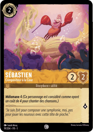 Sébastien - Compositeur à la Cour 19/204 - Lorcana S1 FR