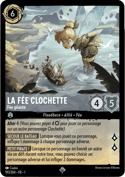 La Fée Clochette - Fée géante 193/204 - Lorcana S1 FR
