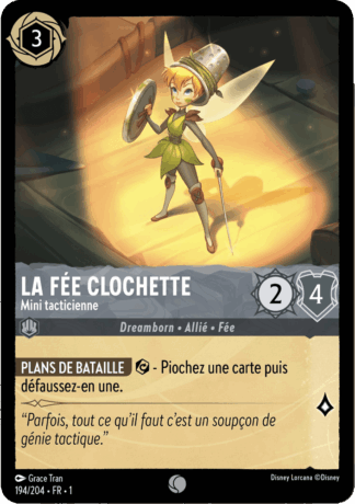 Fée Clochette - Mini tacticienne 194/204 - Lorcana S1 FR