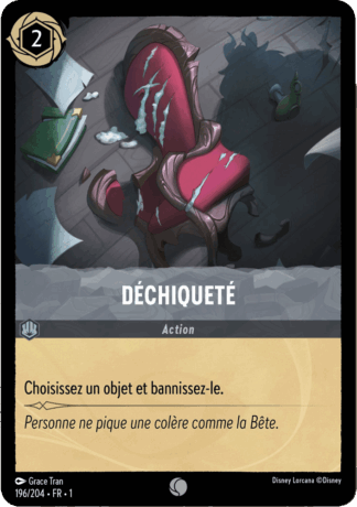 Déchiqueté 196/204 - Lorcana S1 FR