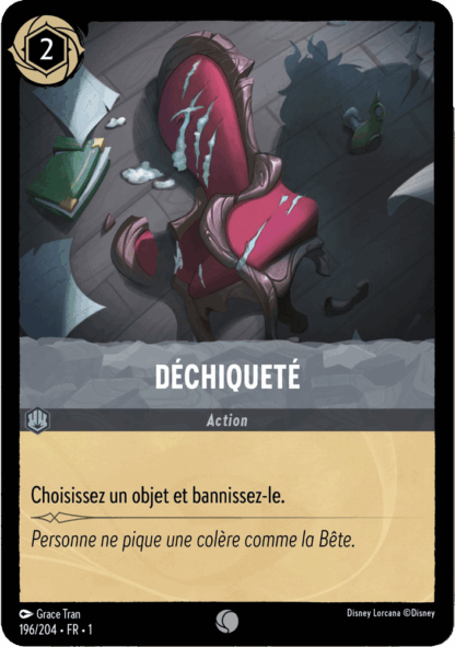 Déchiqueté 196/204 - Lorcana S1 FR