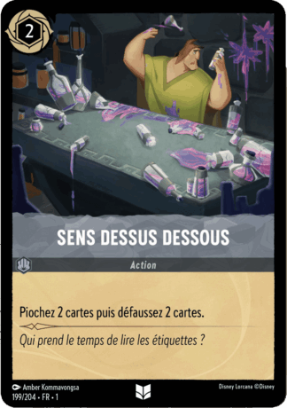 Sens dessus dessous 199/204 - Lorcana S1 FR