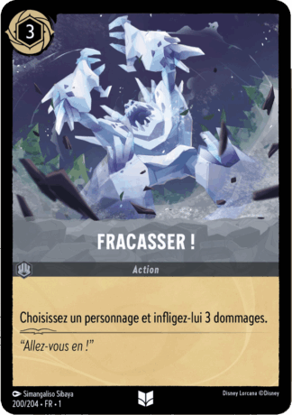 Fracasser ! 200/204 - Lorcana S1 FR