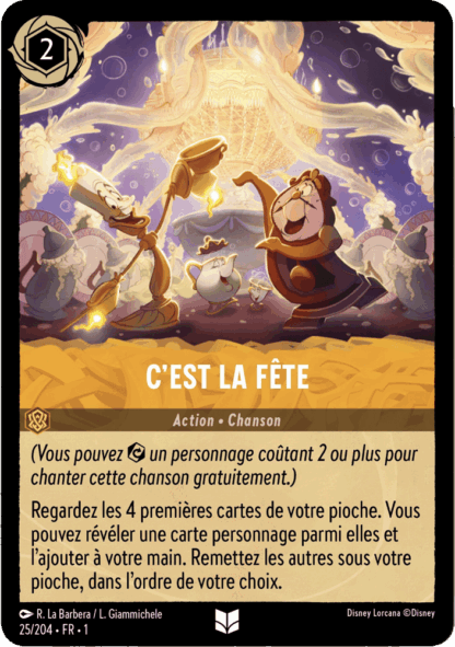 Cest la fête 25/204 - Lorcana S1 FR