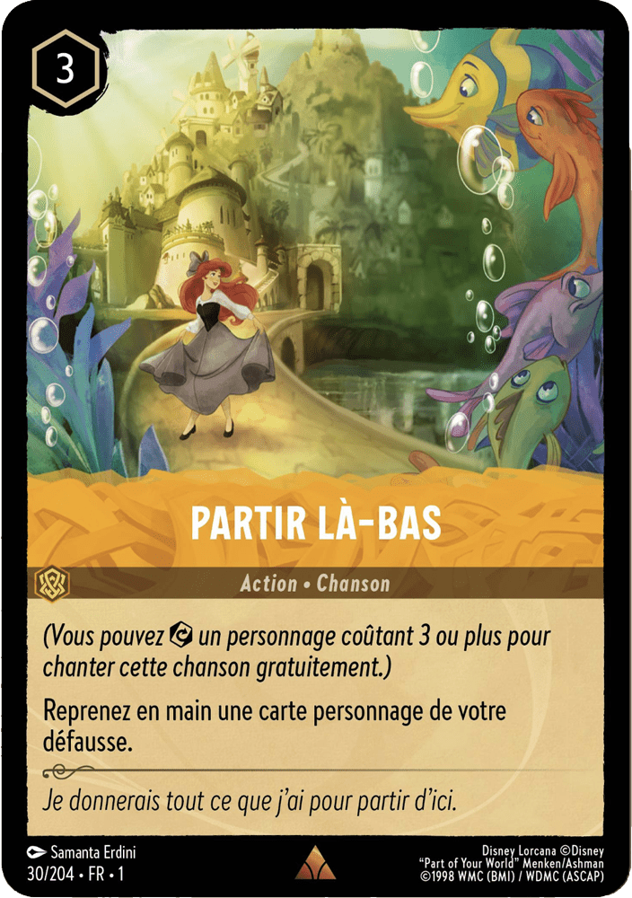 Partir là-bas 30/204 - Lorcana S1 FR