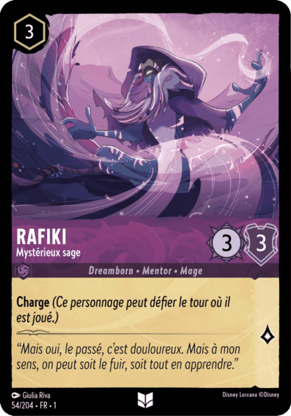 Rafiki - Mystérieux sage 54/204 - Lorcana S1 FR